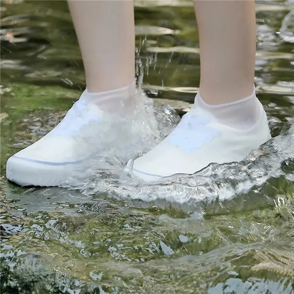 Rain Shoe Covers Waterproof Covers for Shoes Protector Cover Boots Gear Household Merchandises Home Garden