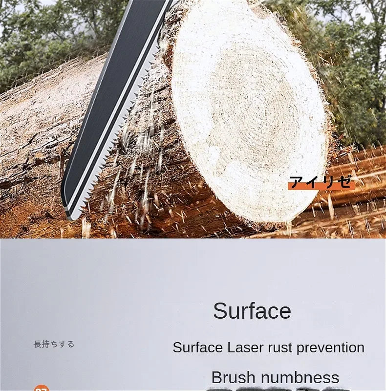 AIRAJ Hand Saw , Japanese Style Saw, Tree Sawing Tool , Garden Logging Tool , Woodworking Saw , Household Small Handheld Sharp