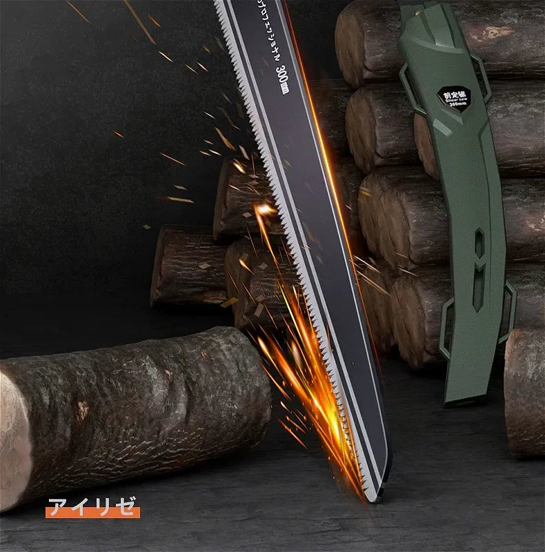AIRAJ Hand Saw , Japanese Style Saw, Tree Sawing Tool , Garden Logging Tool , Woodworking Saw , Household Small Handheld Sharp