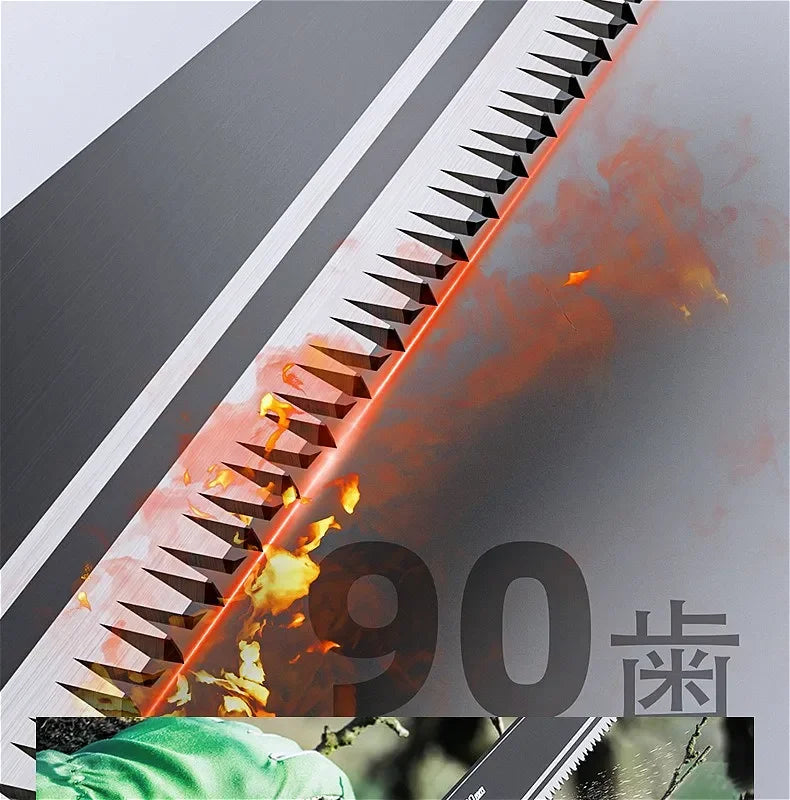 AIRAJ Hand Saw , Japanese Style Saw, Tree Sawing Tool , Garden Logging Tool , Woodworking Saw , Household Small Handheld Sharp