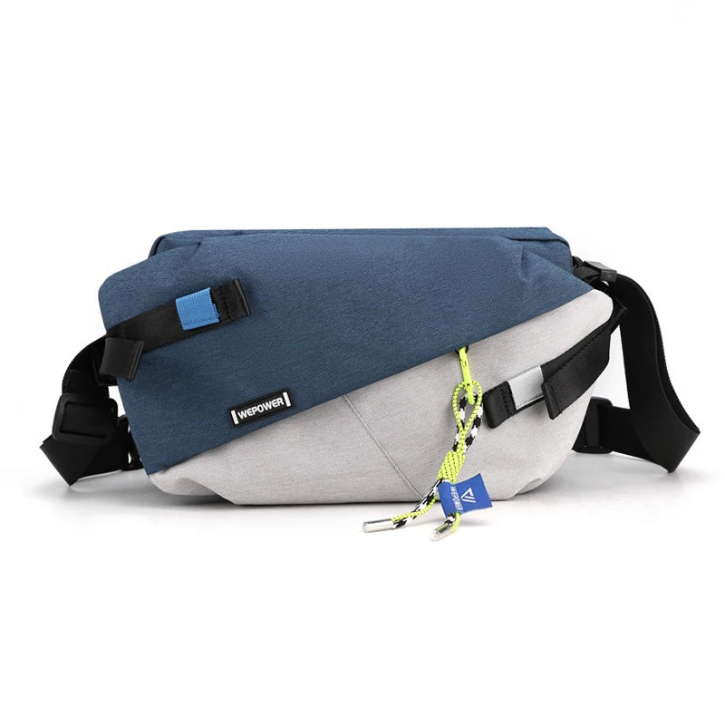 High Quality Nylon Panelled Waist Packs 2024 New Brand Unisex Chest Pack Casual Outdoor Travel Crossbody Bag Men Wasit Belt Bags