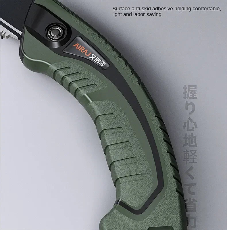 AIRAJ Hand Saw , Japanese Style Saw, Tree Sawing Tool , Garden Logging Tool , Woodworking Saw , Household Small Handheld Sharp